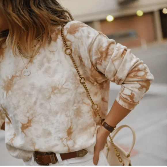 SOLD OUT Madewell Tie-Dye (Re)sourced Cotton Swing Sweatshirt - Picture 3 of 14